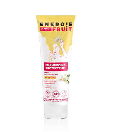 shampoing sans sulfate vanille face energie fruit